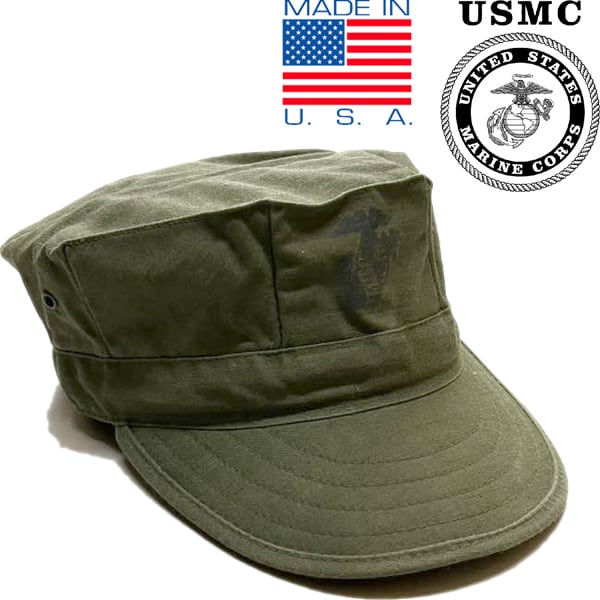 1点物◇USA製ビンテージ80s帽子ミリタリーキャップ古着メンズ