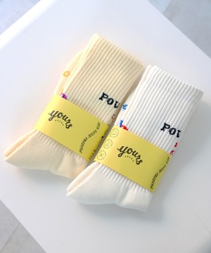 yours socks / WRESTLER / WHITE LEMON