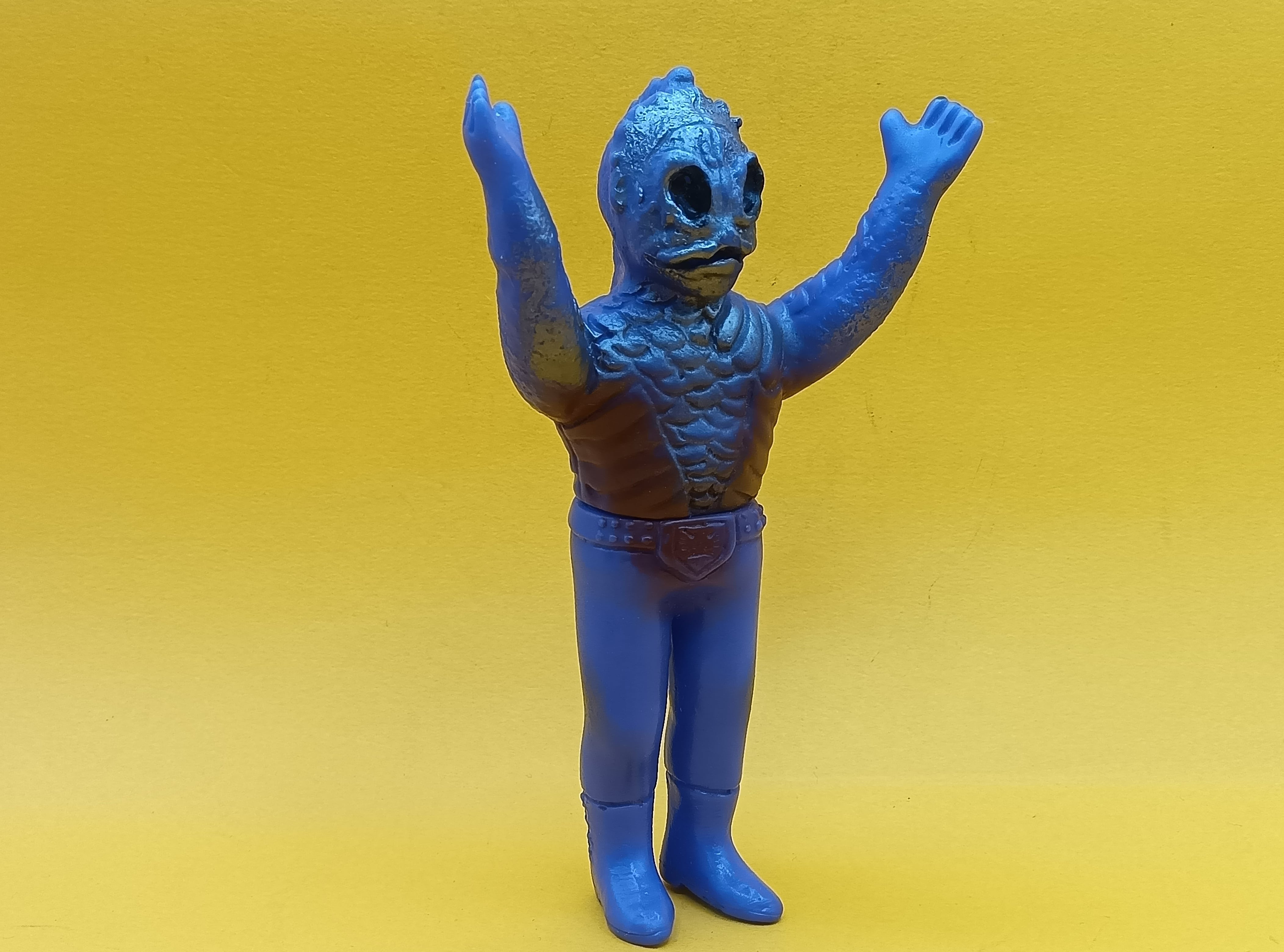 旧バンダイ アマゾニア ソフビ 当時物 バンダイ 仮面ライダー