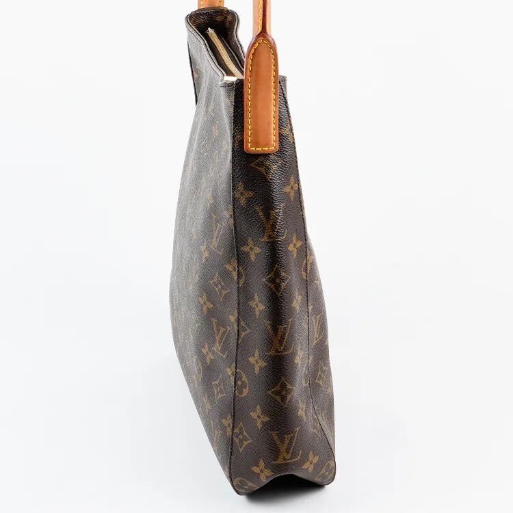 【美品】LOUIS VUITTON モノグラム ルーピングGMショルダーバッグ M51145 ブラウン ヴィンテージ