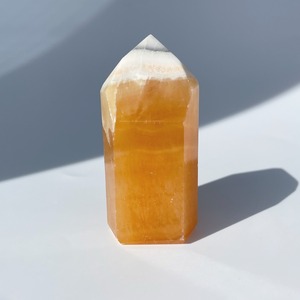 オレンジカルサイト タワー型11◇ Orange Calcite ◇天然石・鉱物・パワーストーン