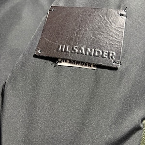 JIL SANDER double breasted leather coat