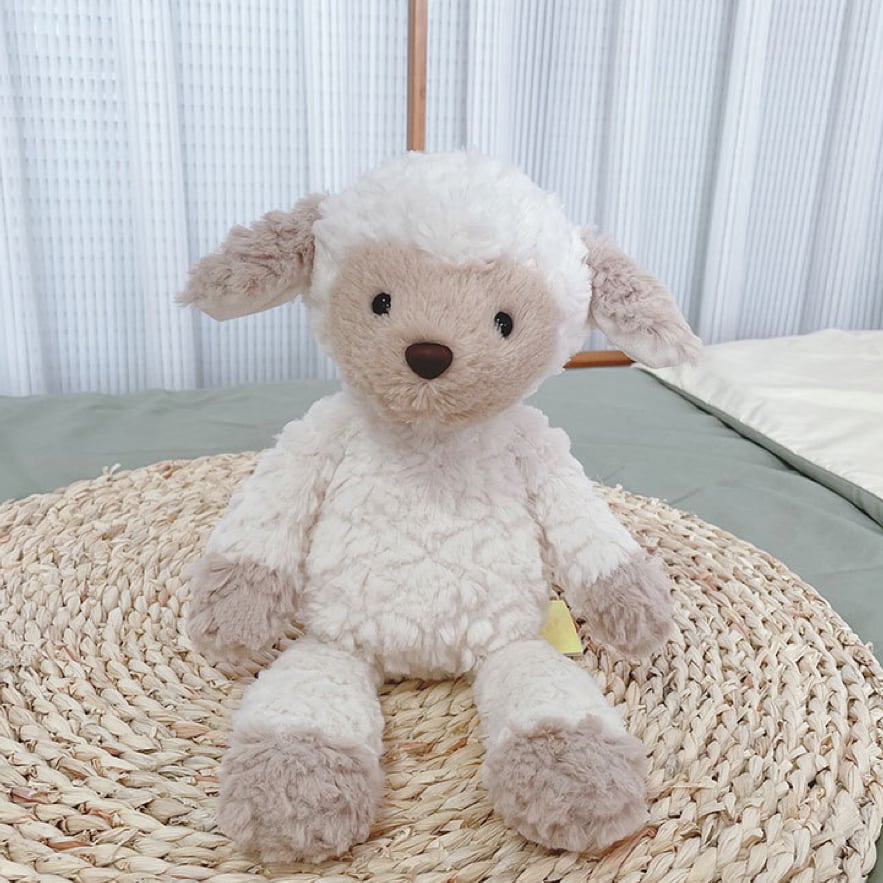 ふわふわひつじぬいぐるみ 赤ちゃんファーストトイ 35cm 出産お祝い