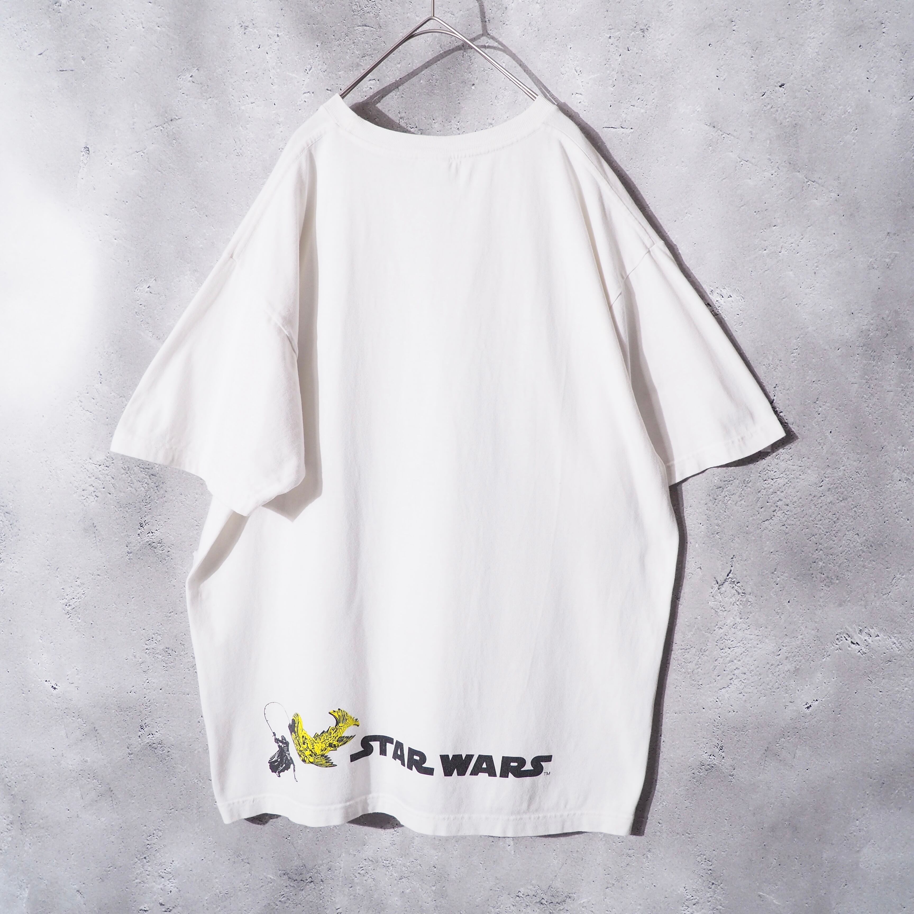 " STARWARS " Darth Vader vs Shachihoko printed White Tee