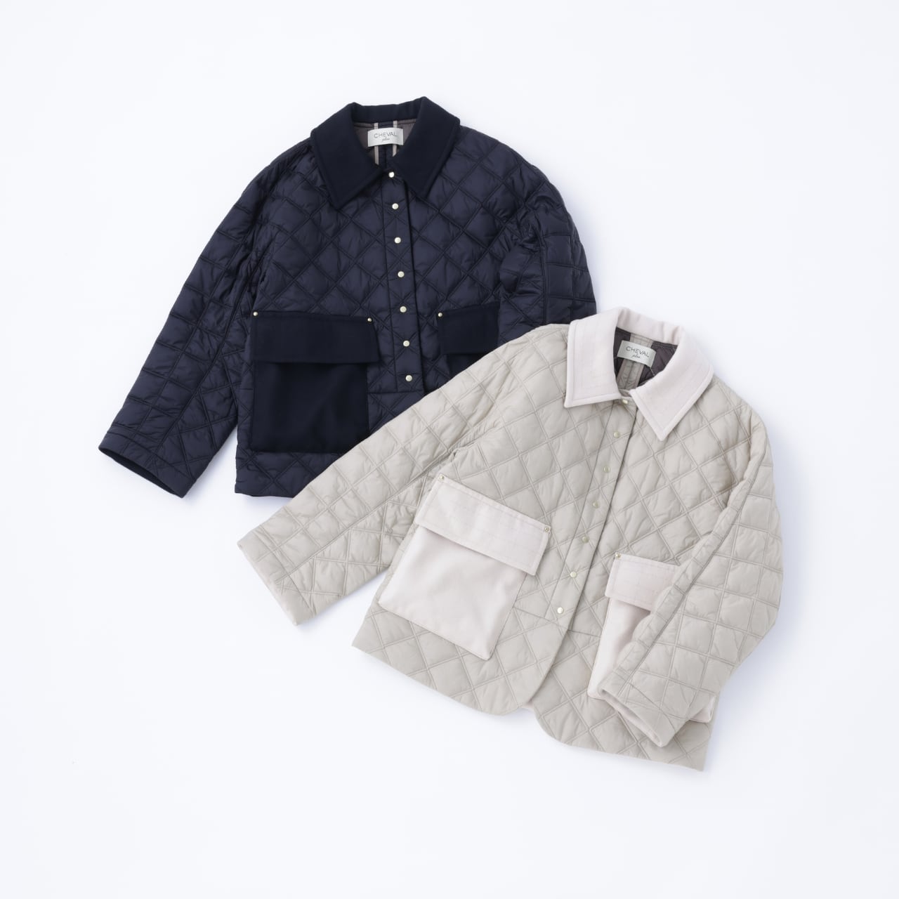 CHEVAL plus キルトジャケット