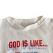 GOD IS LIKE メッセージプリントトレーナー　USA製　ホワイト　XL 商品写真2
