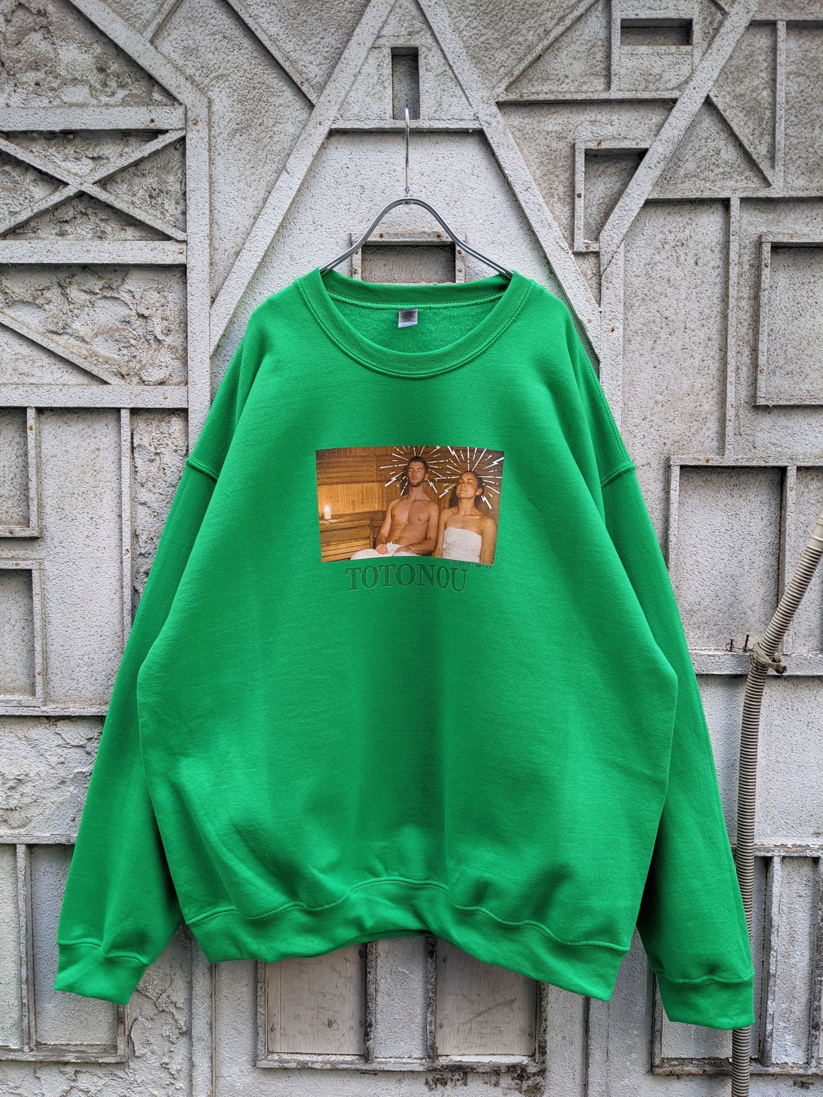 "深緑" original TOTONOU sweat / GREEN