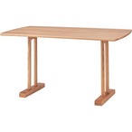 エコモ ダイニングテーブル 幅120×奥行75×高さ68cm ダイニング家具 ダイニングセット アッシュ 天然木化粧繊維板 ウレタン塗装