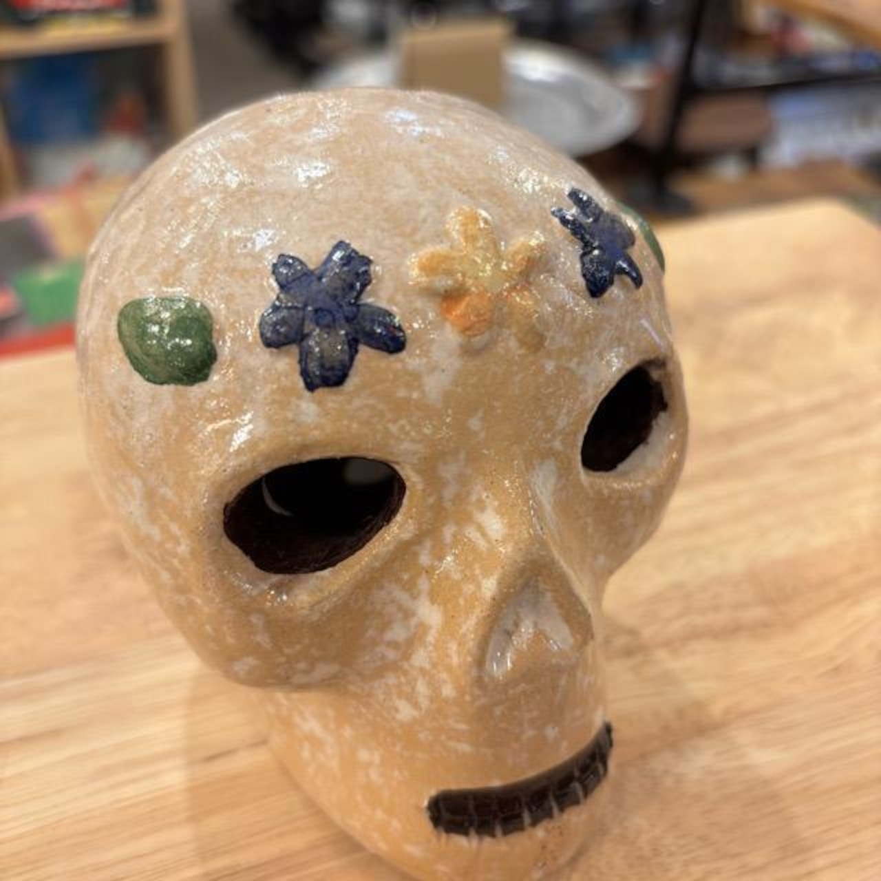 Mexico Calavera figurine メキシコ カラベラ素焼き人形 インテリア 雑貨 ガイコツ ドクロ