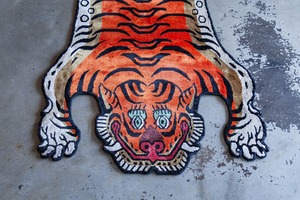Tibetan Tiger Rug 《Mサイズ•シルク022》チベタンタイガーラグ