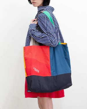 ReFleece - patchwork reversible tote bag