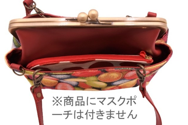 [JERI MARL] ゴブラン織り ショルダーバッグ (ステンドグラス) 工房 手作り 日本製 エコパッケージ MX-0039-327