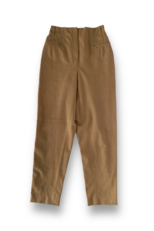 Zip pocket tapered pants Made in Italy