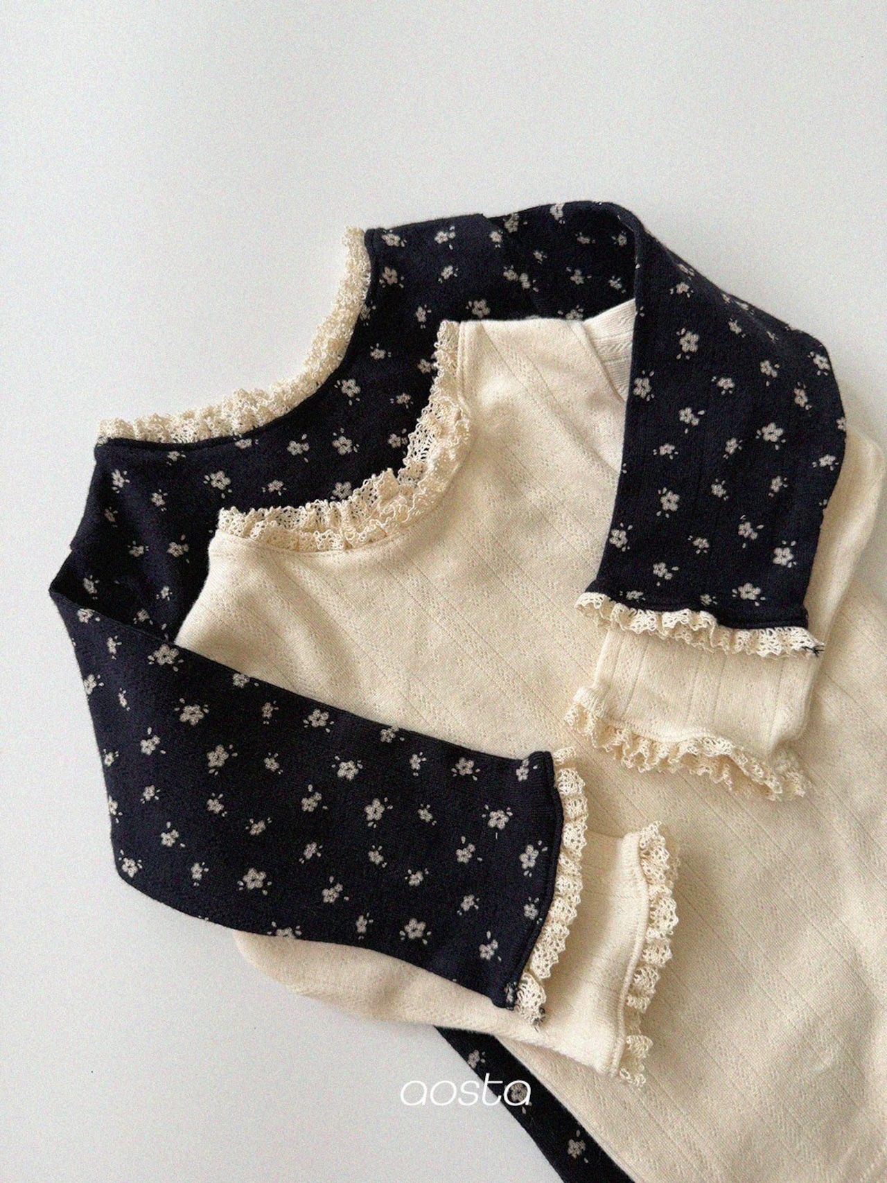 韓国子供服 / 26Autumn / Aosta / カメリアTシャツ / 秋服 *S~XXL*