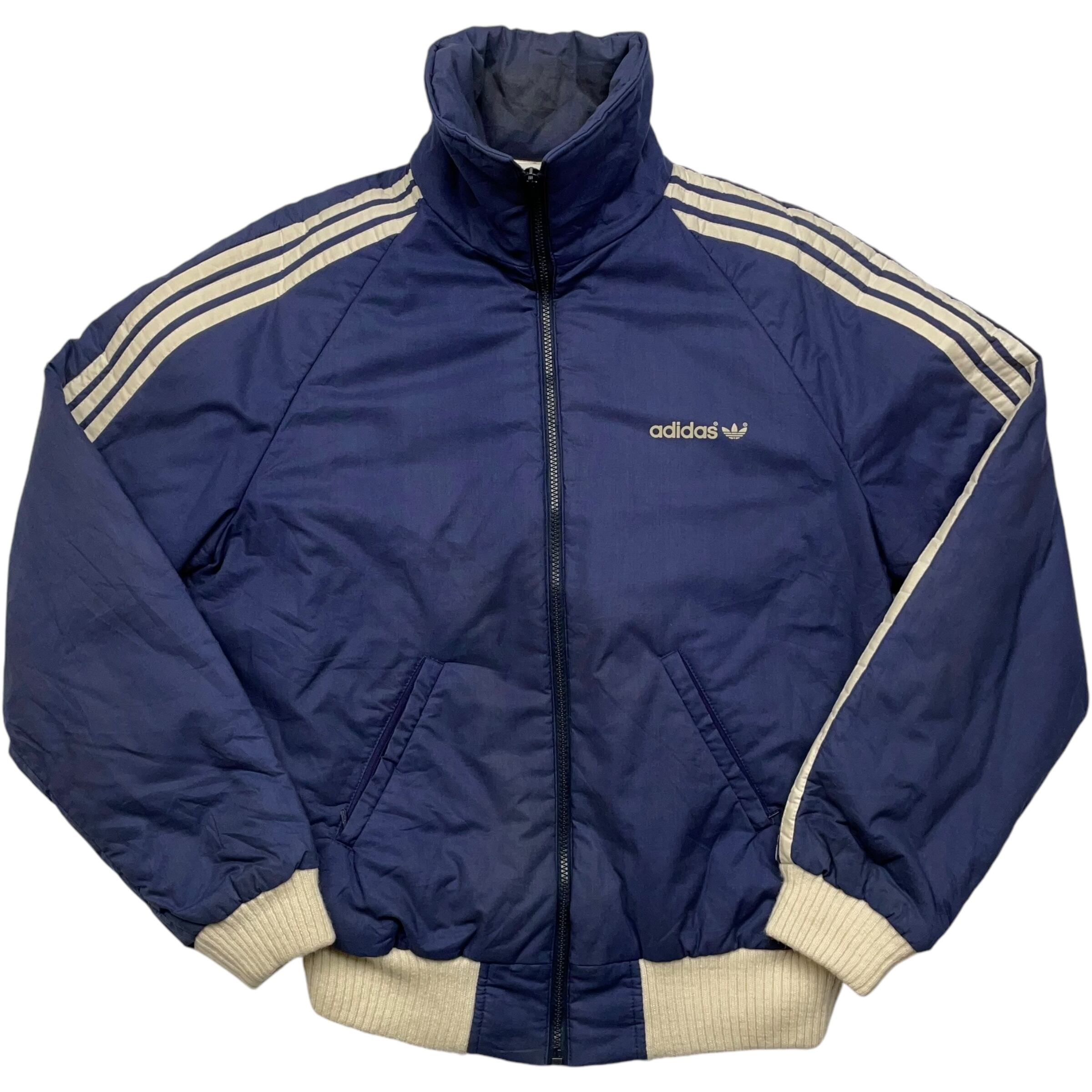 《L》 adidas アディダス ワンポイント ナイロンジャケット 80年代 vintage no.4570