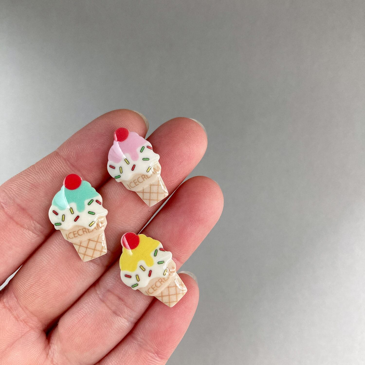 最終入荷〉カラフルポップなアイスクリームのデコパーツ | Dua