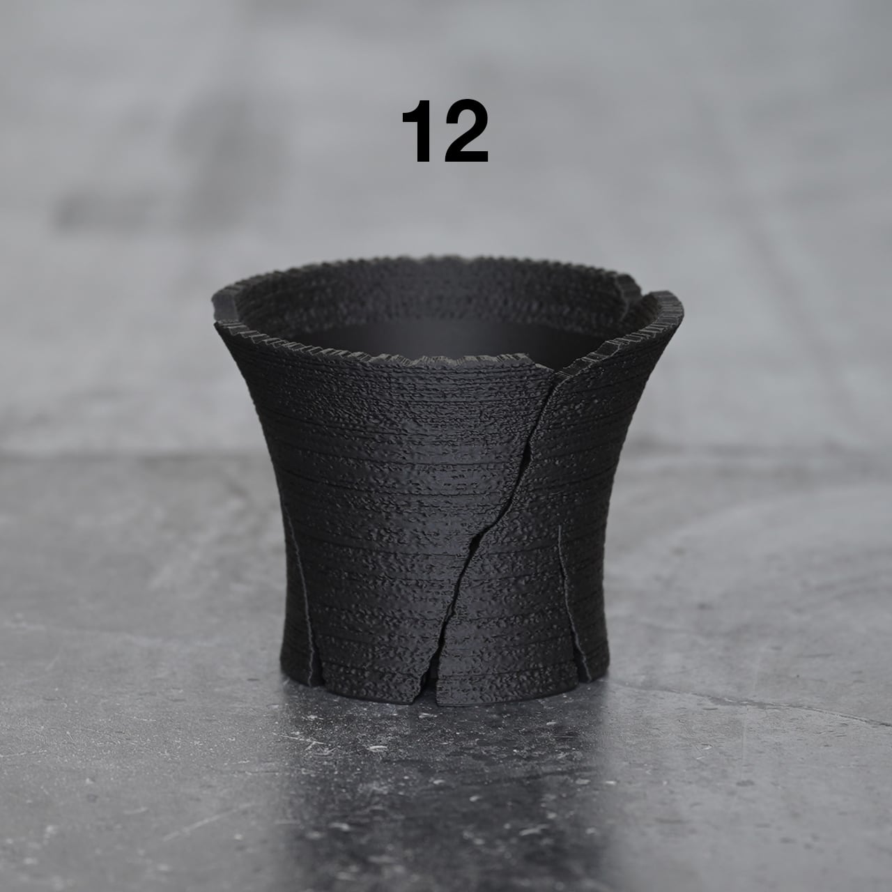 クラックスリット鉢 (12cm)