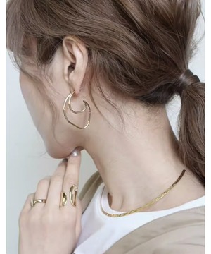 幾何学ラインピアス【e-70760】