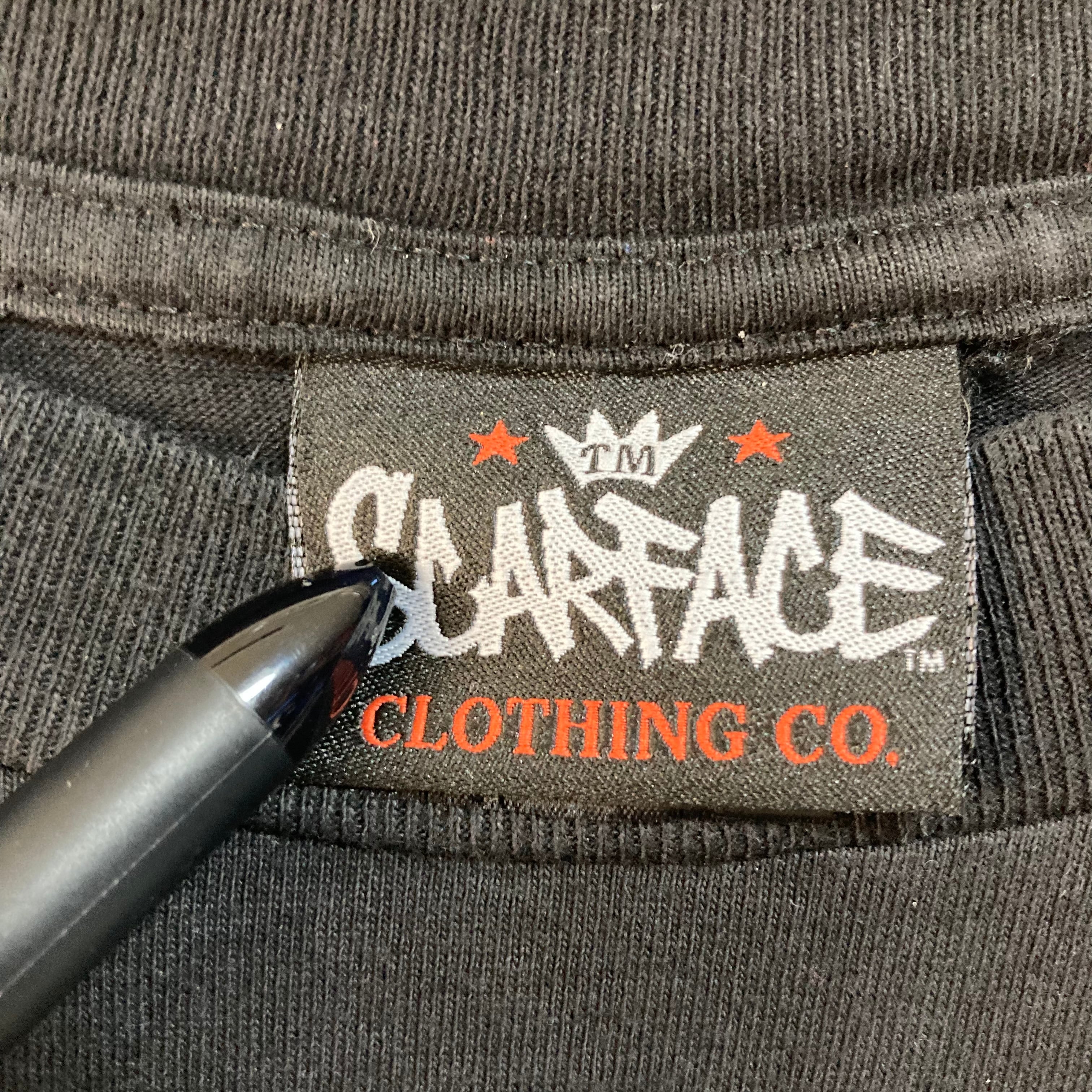 SCARFACECLOTHING CO.】S/S Tee XL Made in Canada “SCAR FACE
