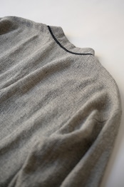 【suie】Linen silk lightweight gown/リネンシルクガウン(千鳥ブラック)