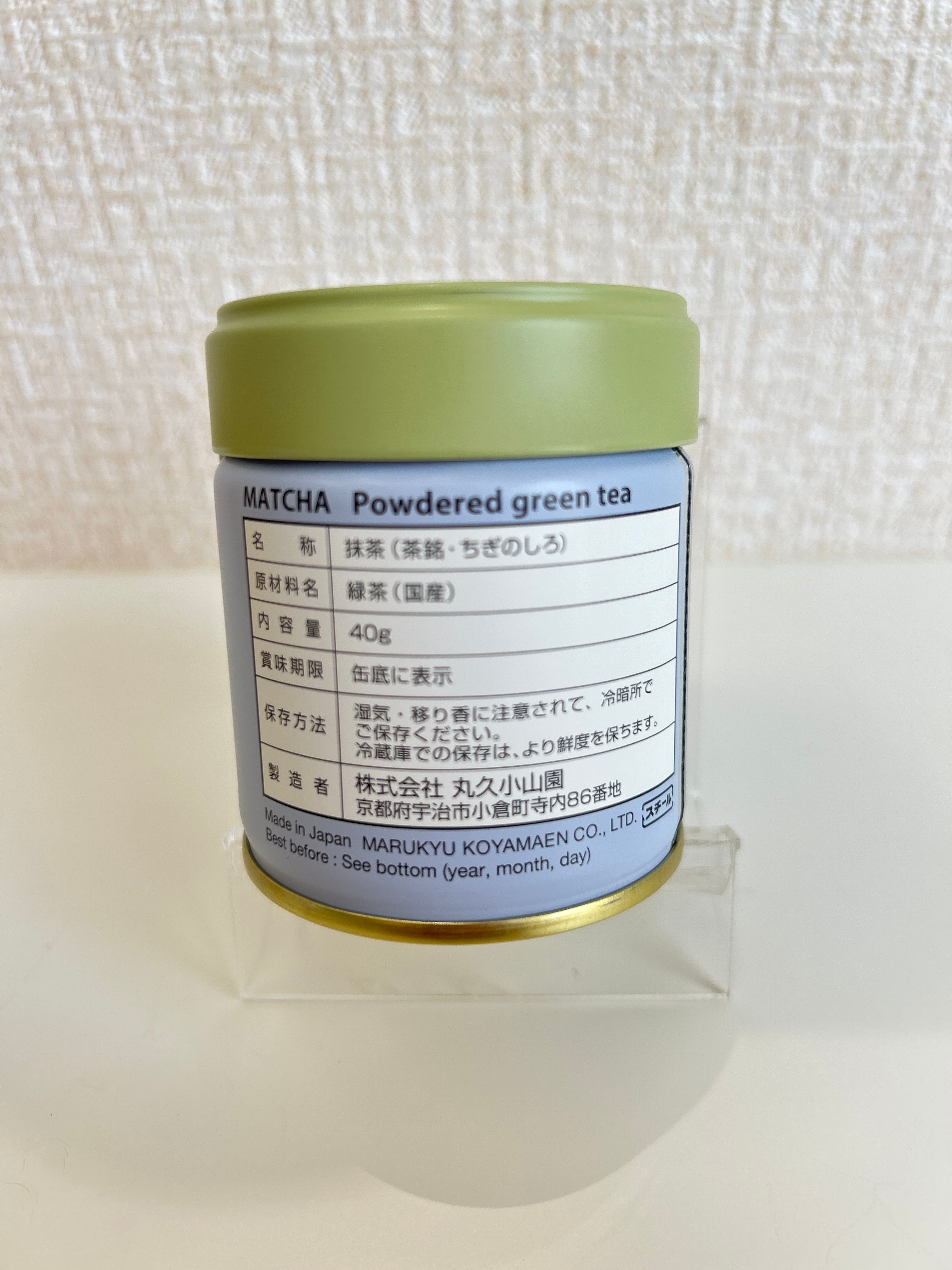 抹茶 千木の白 40g 丸久小山園 MATCHA CHIGI NO SHIRO | お茶の藤美園