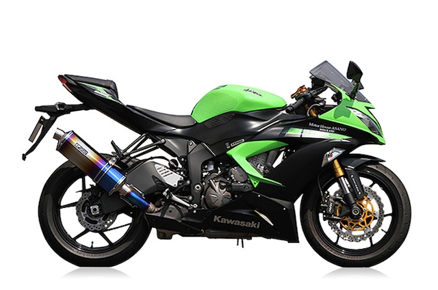 ZX-6R（'13～'16） GPスペック S/O シングル クロスオーバルチタンポリッシュ[GK28-03XT]