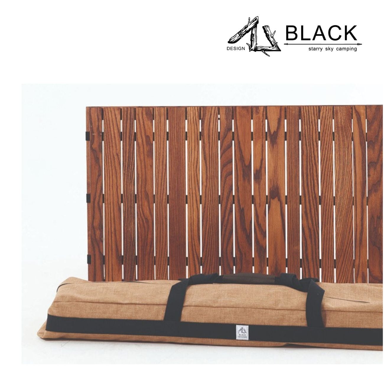 BLACK DESIGN ブラックデザイン スリムロールテーブル/キャンプロールトップウッドテーブル
