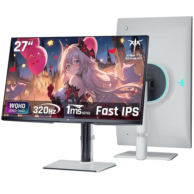 KTC モニター 24インチ、ゲーミングモニター WQHD(2560x1440) Fast IPS
