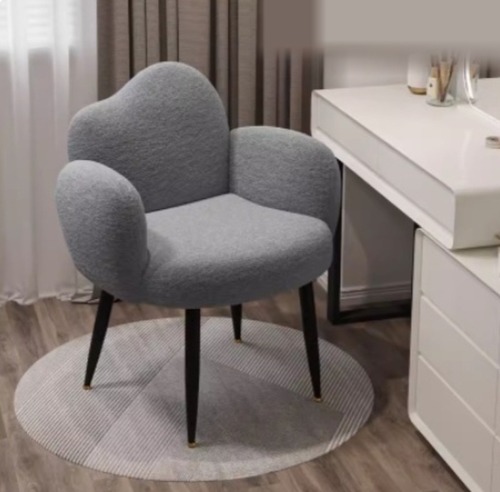 ボアファブリック アームチェア ふわふわ 肌触り 高反発スポンジ 滑り止め 低騒音 耐荷重 木脚 コンパクト 一人掛け ラウンジチェア リビングチェア デスクチェア おしゃれ