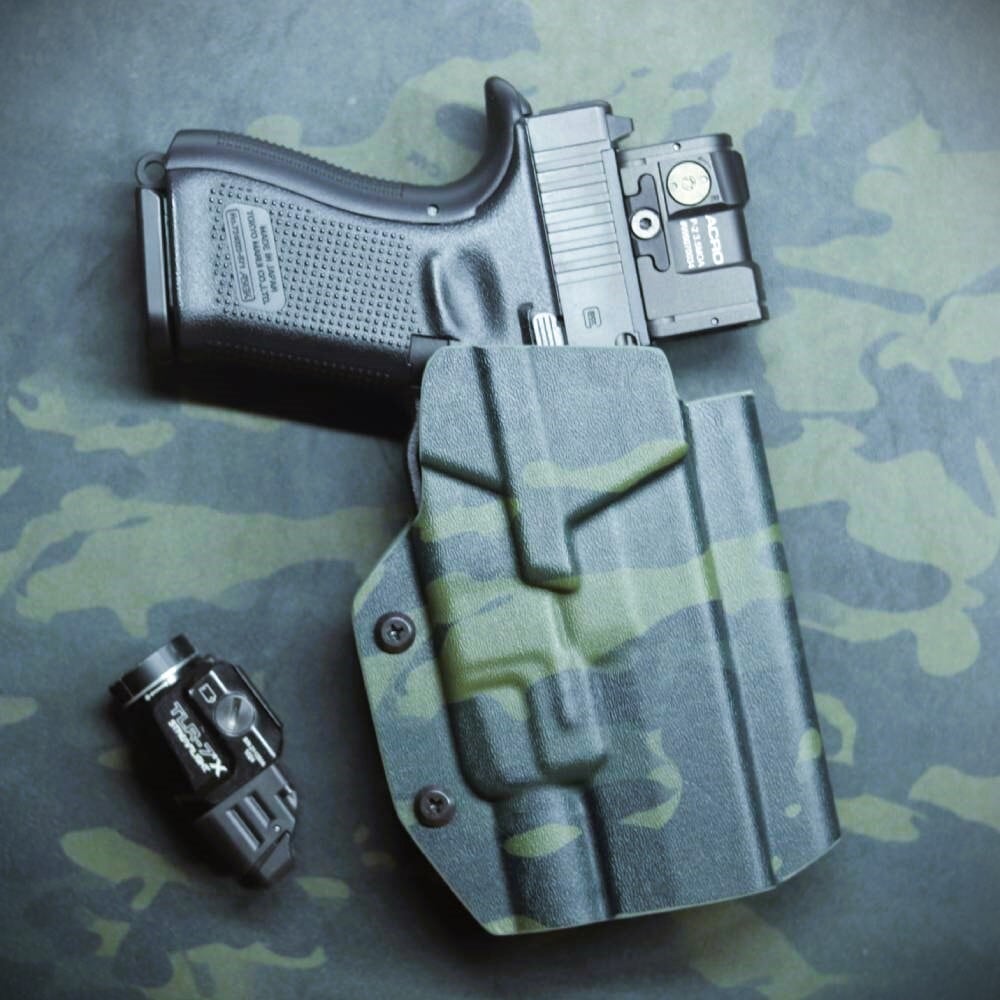 実物 T.Rex X300 G17 カイデックスホルスター SafariLand 六七五 Glock 17 / 19 X300U ライト 専用 カイデックスホルスター 右用