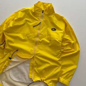 -VINTAGE- 90's REI CYCLING JACKET -YELLOW- [XS]