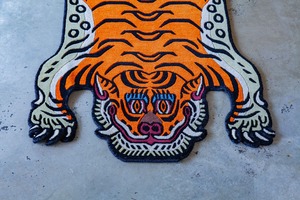 Tibetan Tiger Rug 《Sサイズ•ウール059》チベタンタイガーラグ