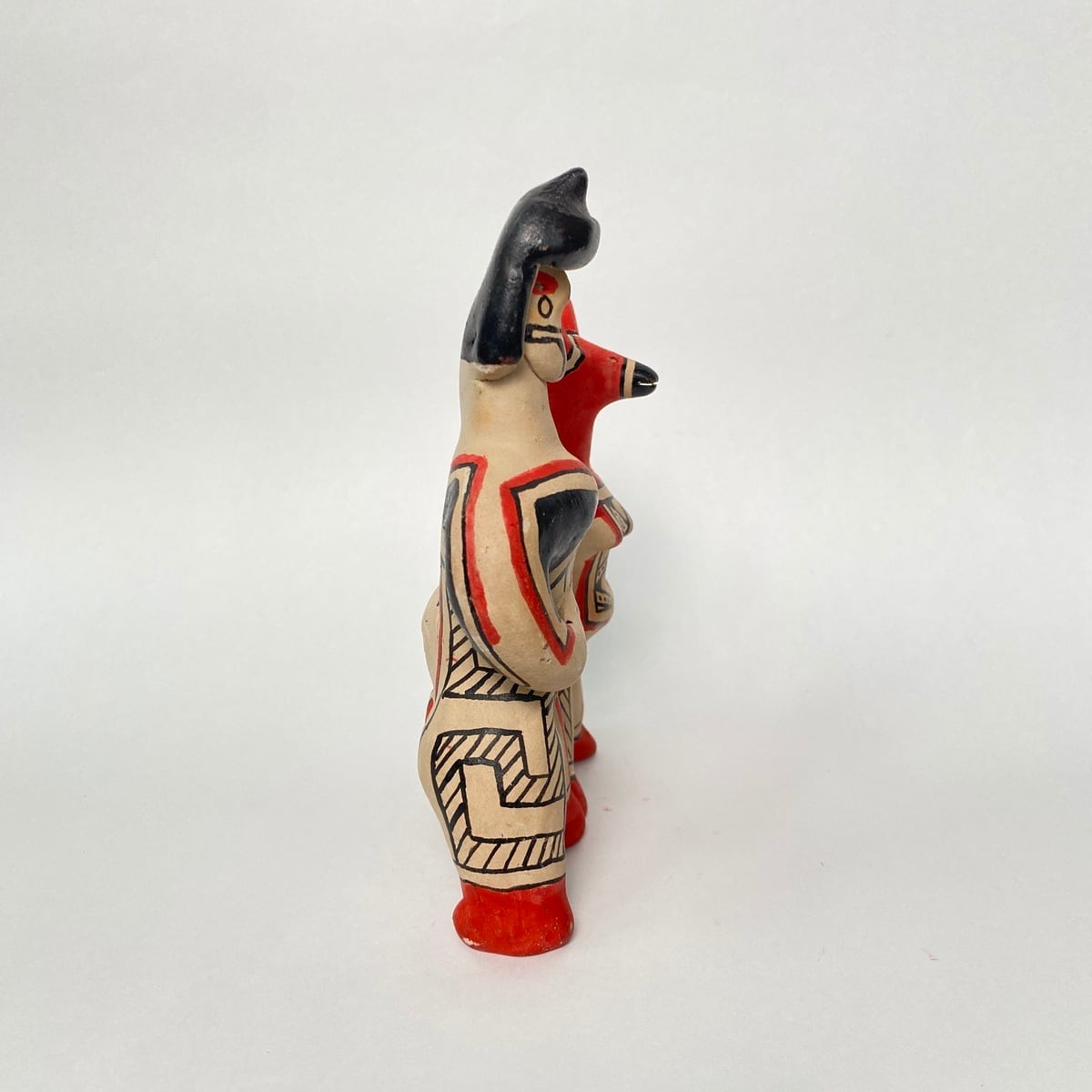 ブラジル カラジャ族 陶器 BONECA 人とシカ(16) | Coloridas コロリーダス