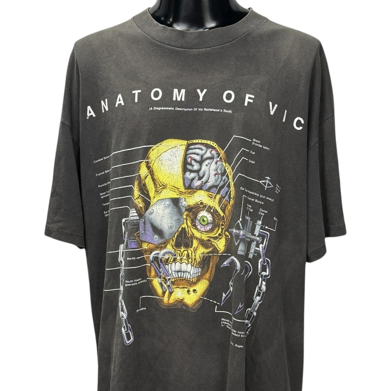 【MEGADETH】メガデス "ANATOMY OF VIC" 90's Vintage Tシャツ