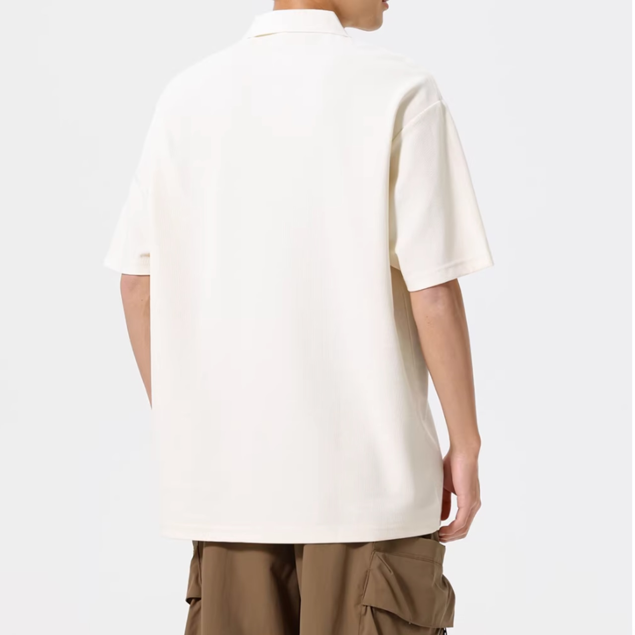 ゆったり ロゴパッチポロシャツ af0496