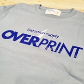 【over print】Distortion Tee【オーバープリント】