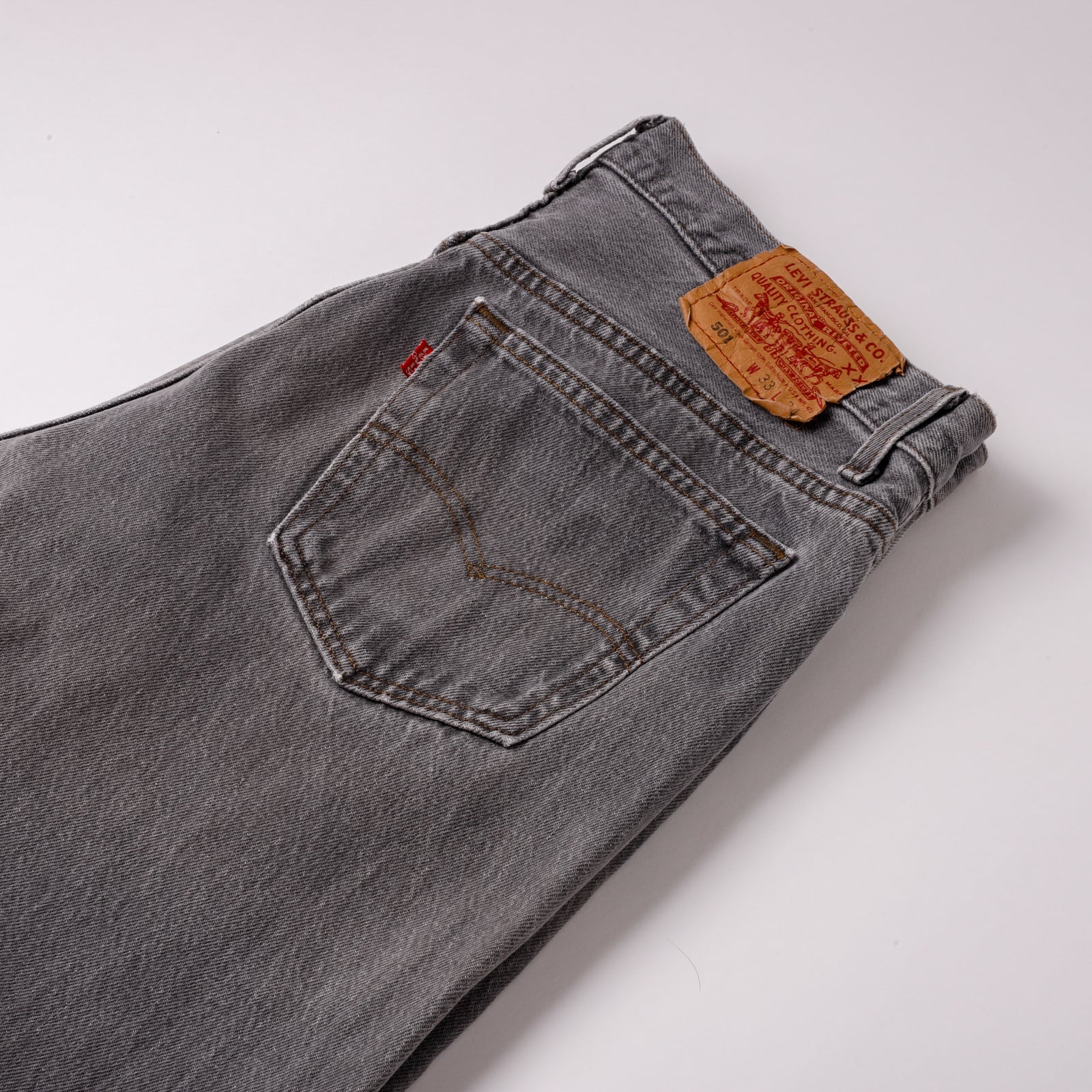 日*9様 90s USA製 リーバイス 501 ブラックジーンズ W33 逸品】90s Vintage Levi's 501 先染め ブラックデニム W33 実寸W32
