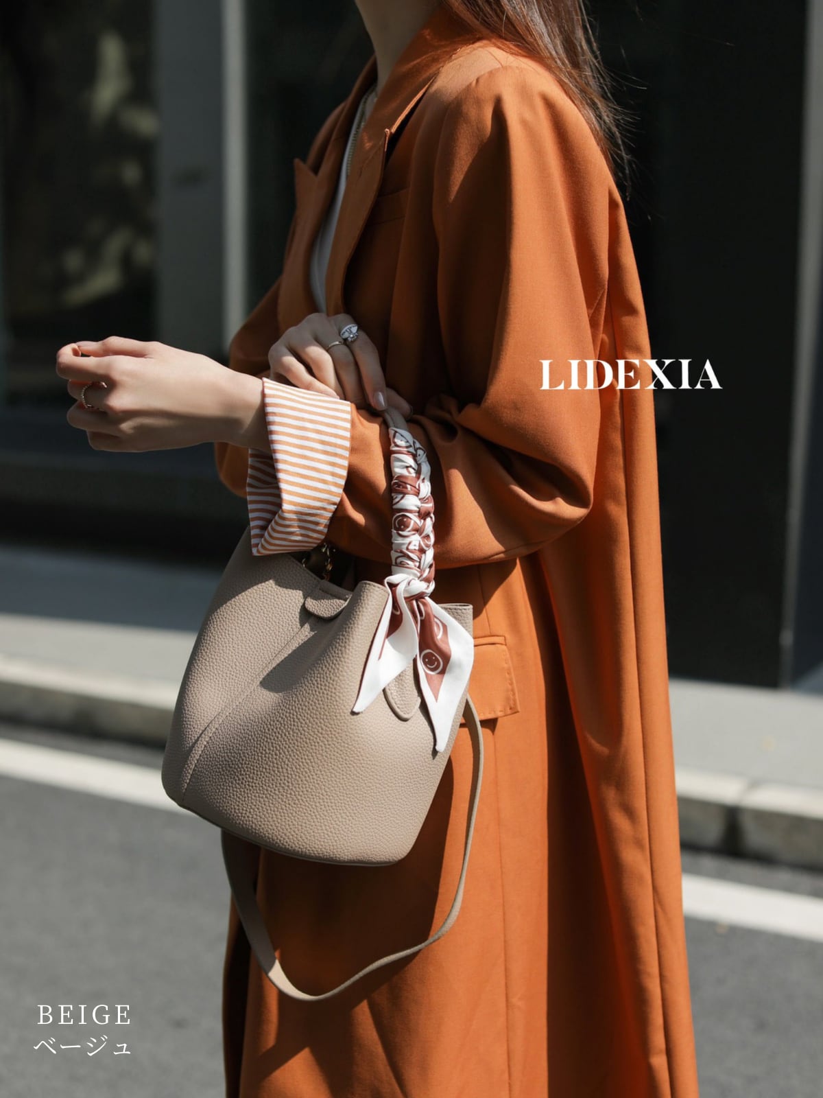 Sofia[ソフィア] 牛革バケツ型バッグ | LIDEXIA（リデシア） 革バッグ  