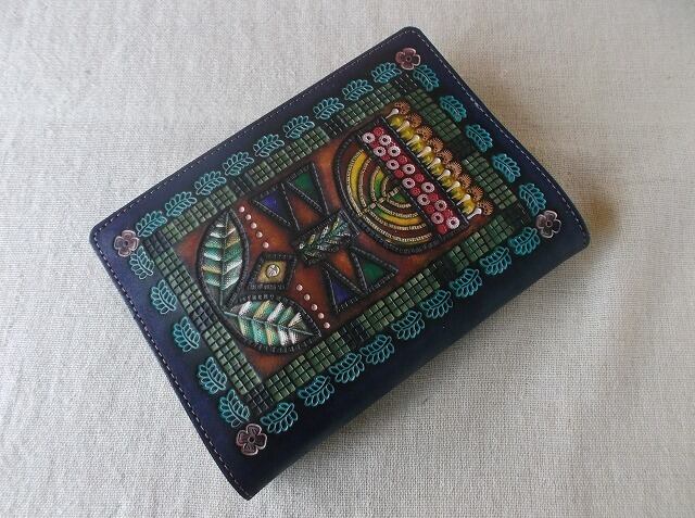 ほぼ日手帳weeks対応 レザー手帳カバー 拭き染め＆刻印 | 8peaks