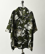 Revertical All-over print big silhouette open collar shirt (15) RV8960
