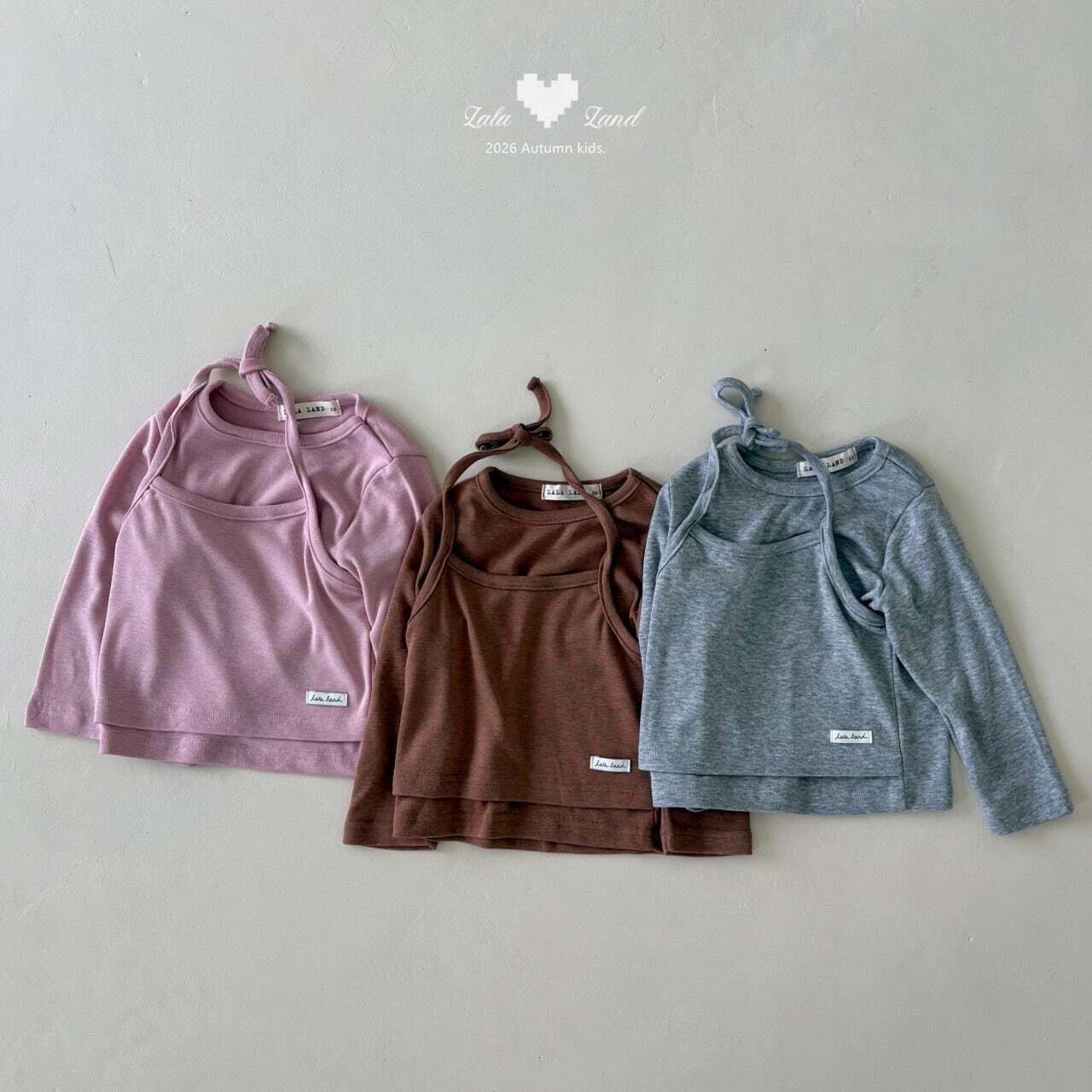 【予約】LALA LAND Halter layered top