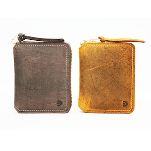 KUDU COMPACT WALLET <GREY&YELLOW>