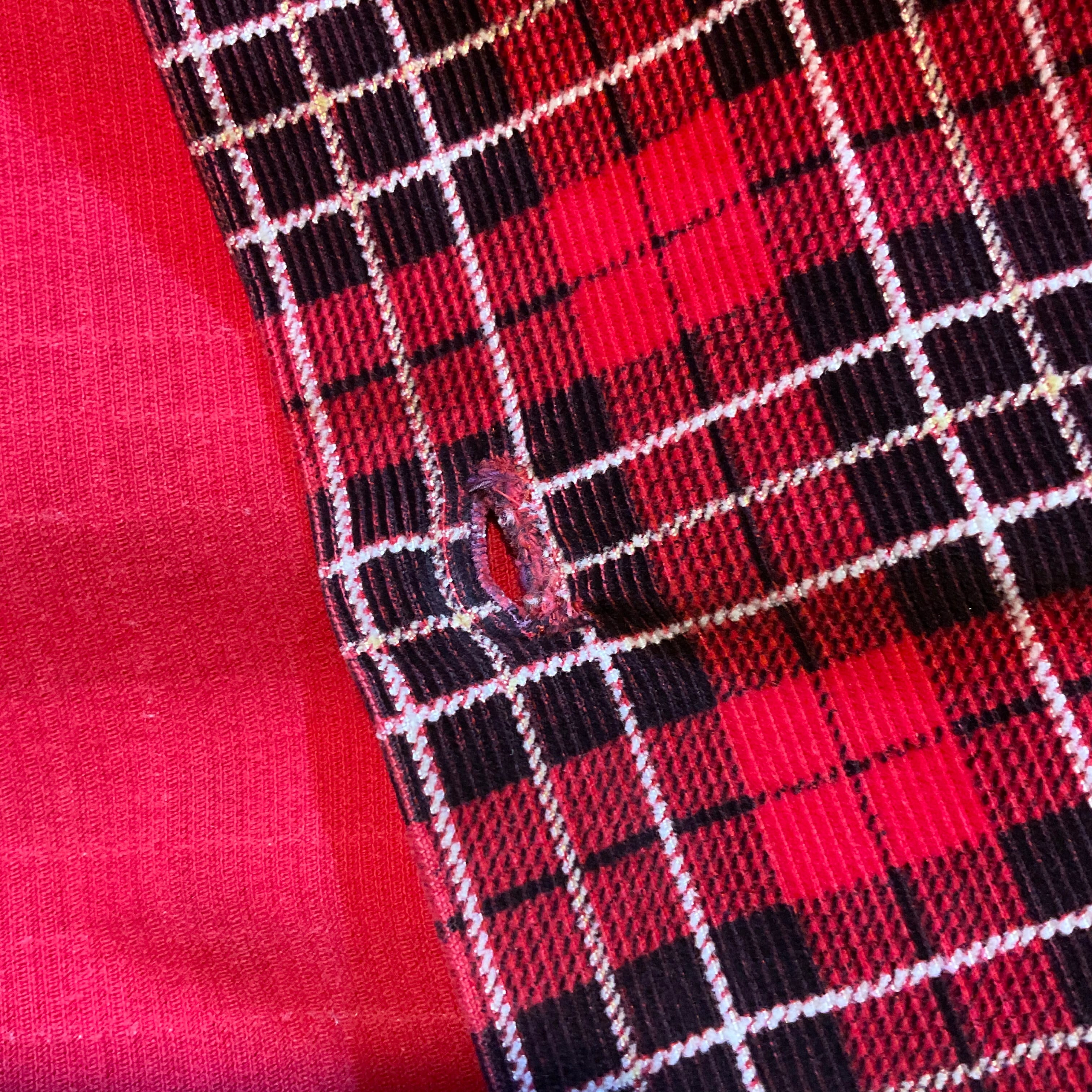 40s プリントコーデュロイ ブロックチェック 【公式通販】