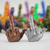 【販売終了】FXXK! HANDSIGN VALVE CAP /ブロンズ