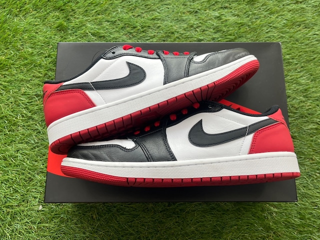 NIKE AIR JORDAN 1 RETRO LOW OG BLACK TOE CZ0790-106 28cm 01007