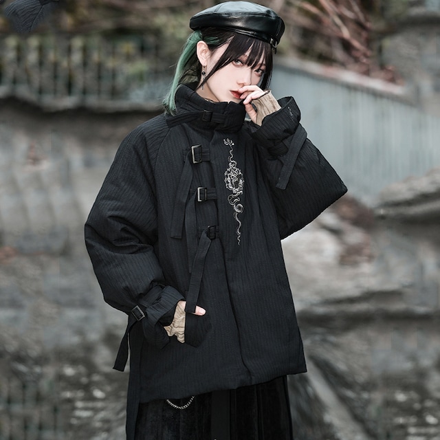 【古怪舍---無量シリーズ】★チャイナ風コート★ ダウンコート アウター coat ゆったり 厚い 暖かい