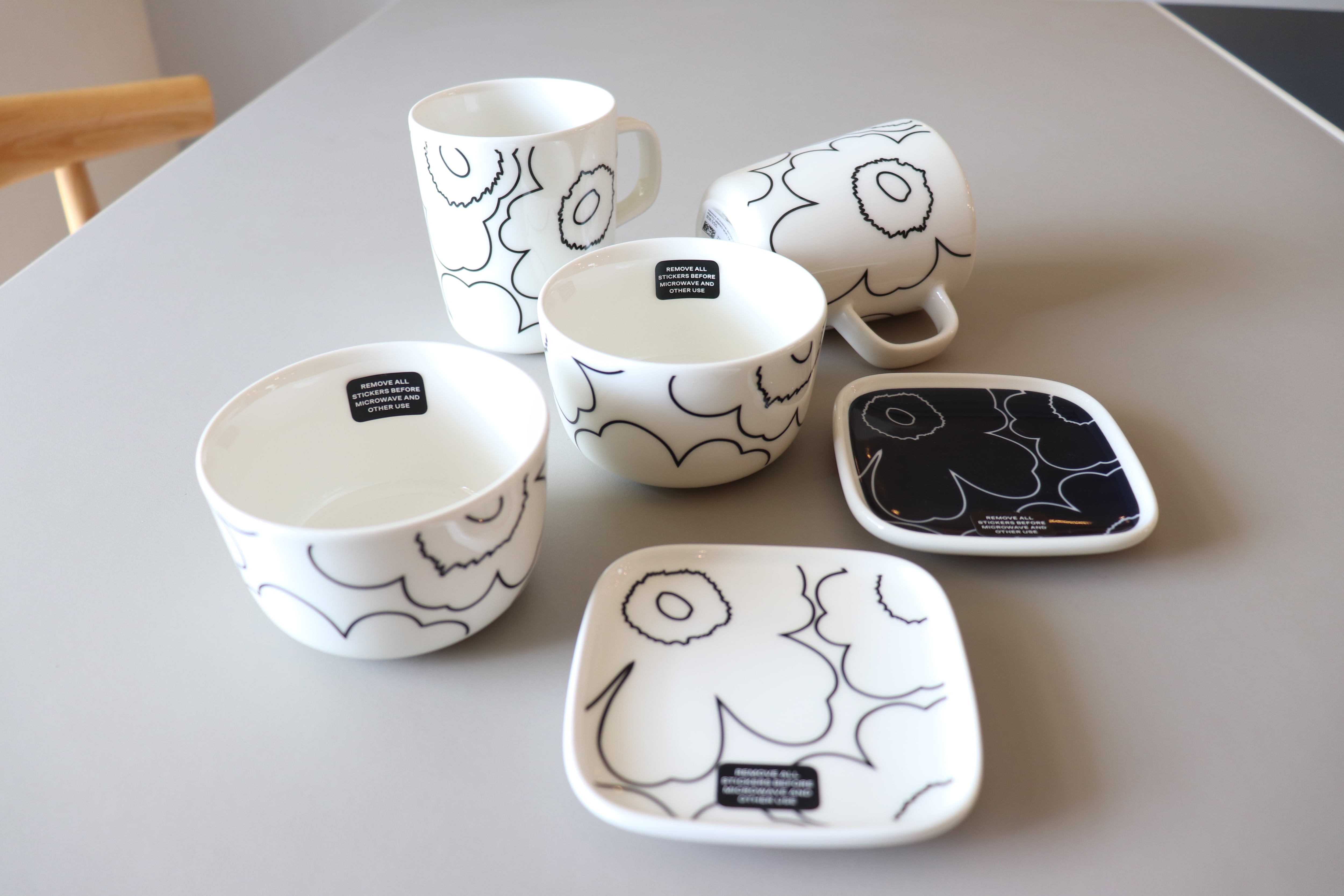 marimekko/マリメッコ ピィイルトウニッコ プレート10cm ホワイト