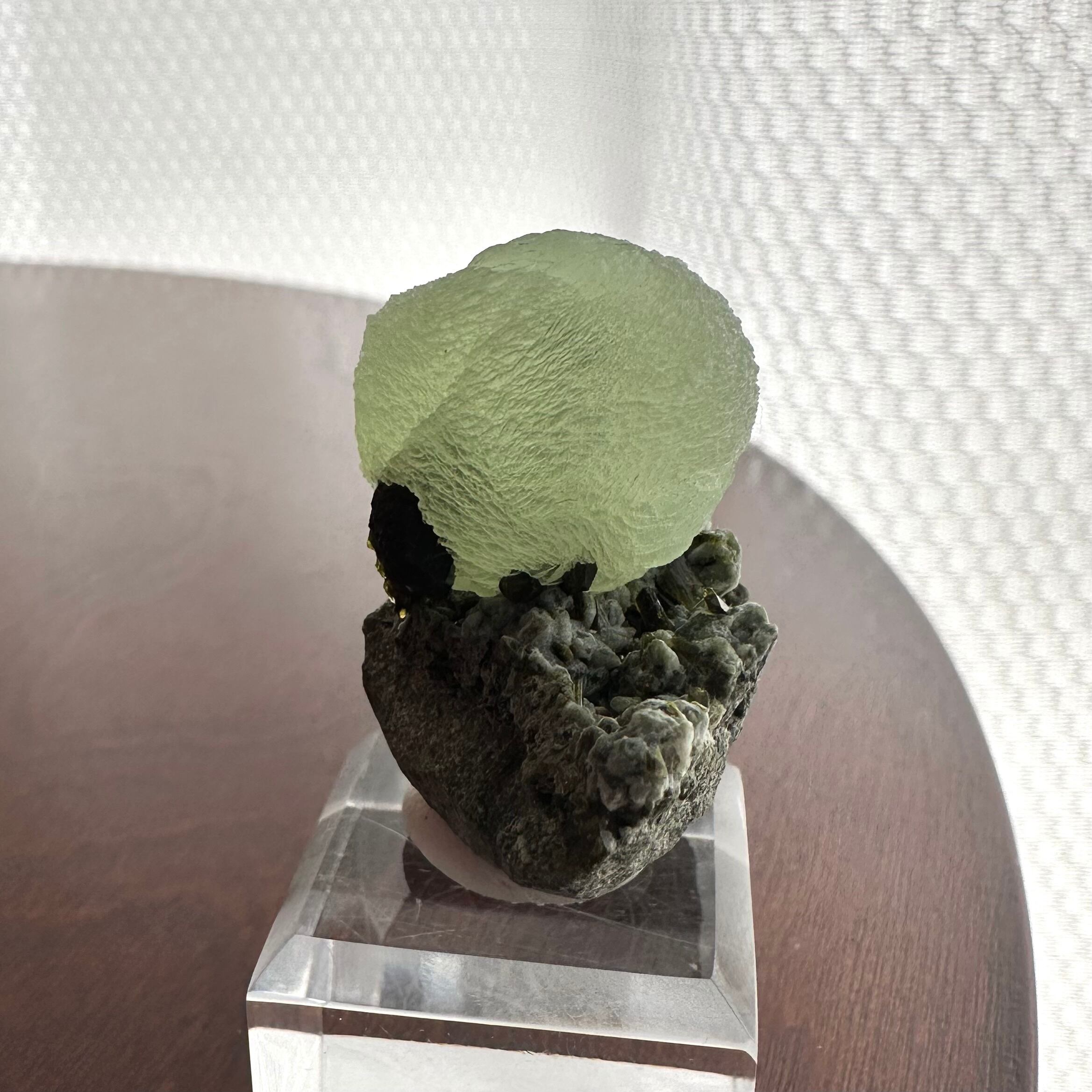 プレナイト / エピドート【Prehnite with Epidote】マリ共和国産