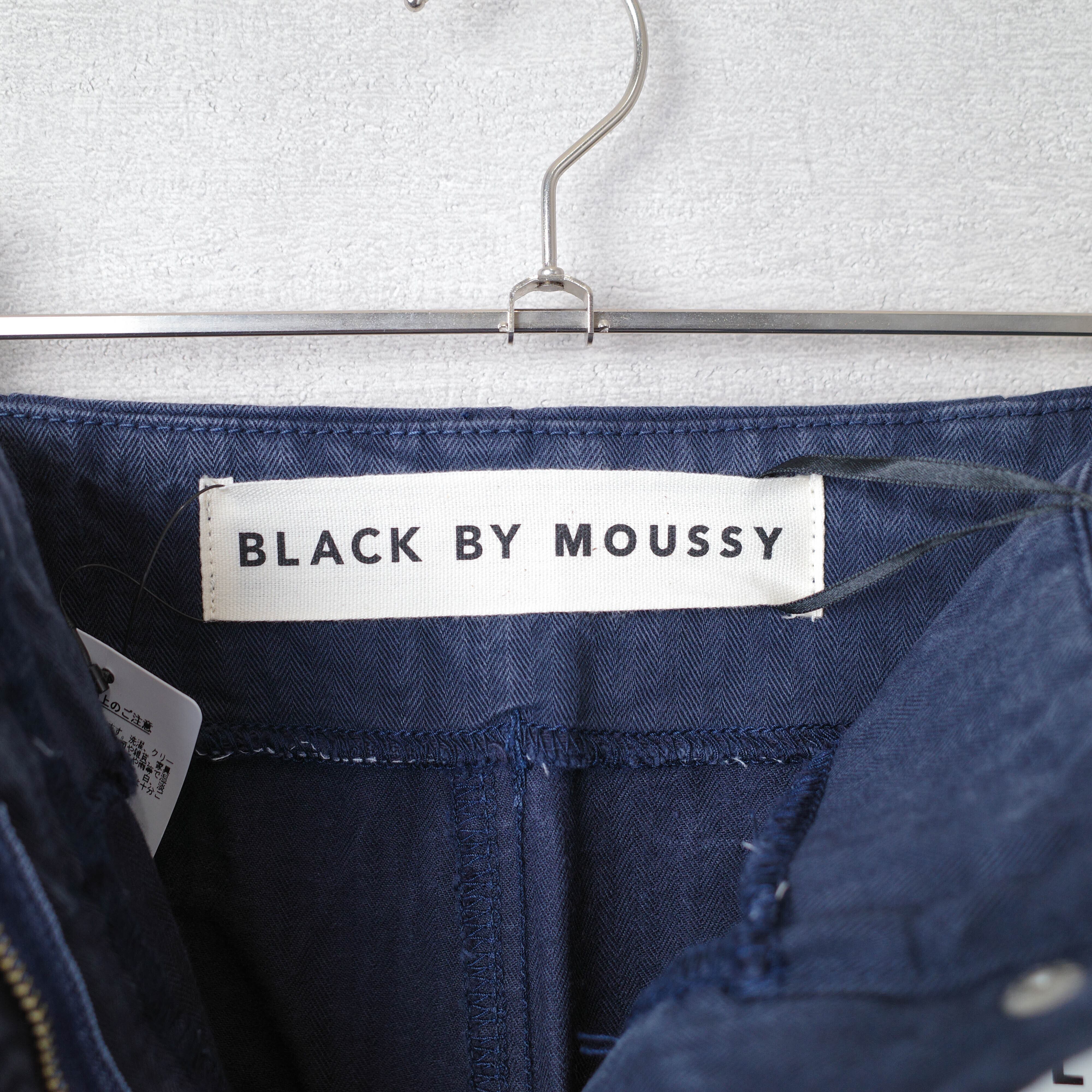 [NEW] BLACK by MOUSSY	JAPAN MADE HERRINGBONE PANTS NAVY 070BA311-0020