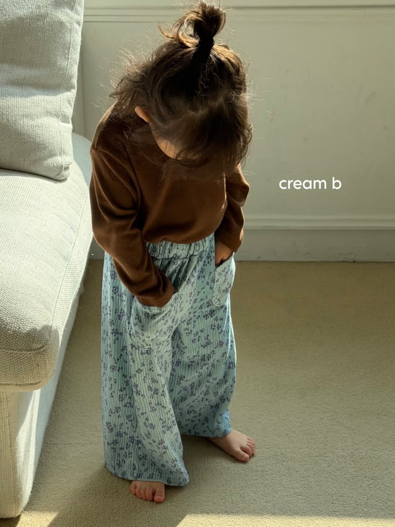 韓国子供服 / 26winter / cream bbang / ガーデンワイドパンツ / キッズ / 冬服 *XXS~L*